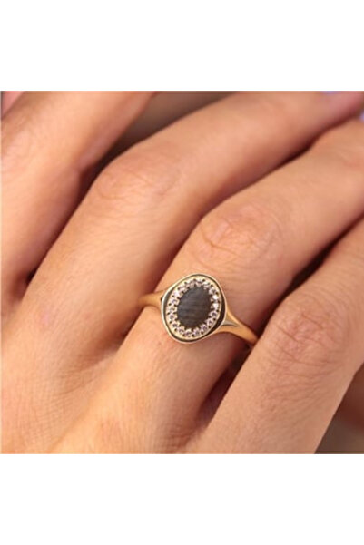 FasekGold 0.28 Ct Pırlanta (Signity) Taşlı Mühür Şovalye Yüzük-925 Ayar Mühür...