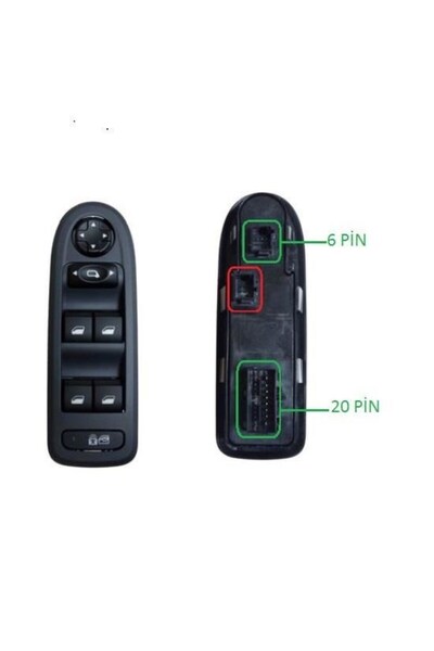 Maxtel CAM ACMA DÜGMESİ 308 2008-2013 508-C5 III 2010- 26 PİN 6490.28-6490.QY