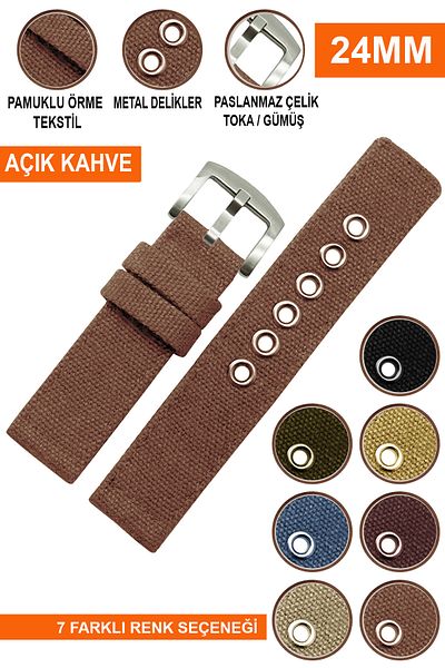 COBRA 24mm Fossil-Welder-Casio-Seiko-Omega-Armani Watch Compatible Fabric Textile Nato Watch Band F2824Mm