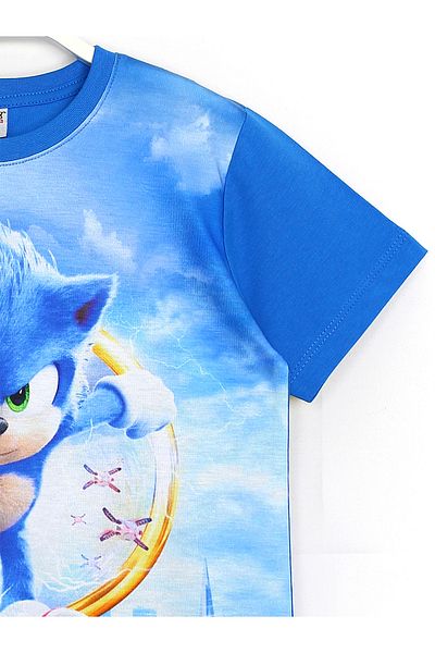 DobaKids Καλοκαιρινό κοντομάνικο μπλουζάκι Hedgehog Sonic The Hedgehog