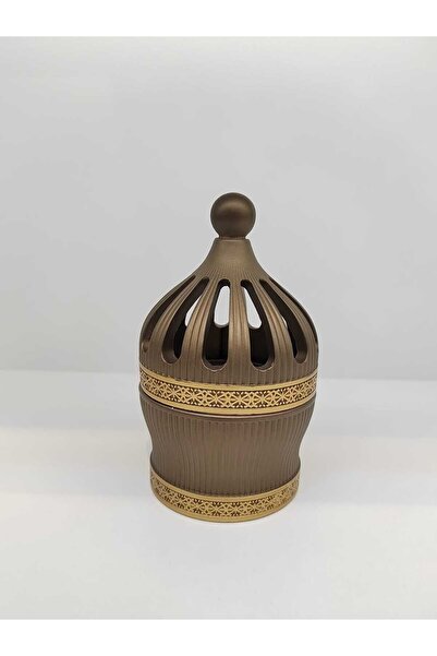 D&H Exquisite Resin Charcoal Incense Burner – Floral Design Ideal for Bakhoor...