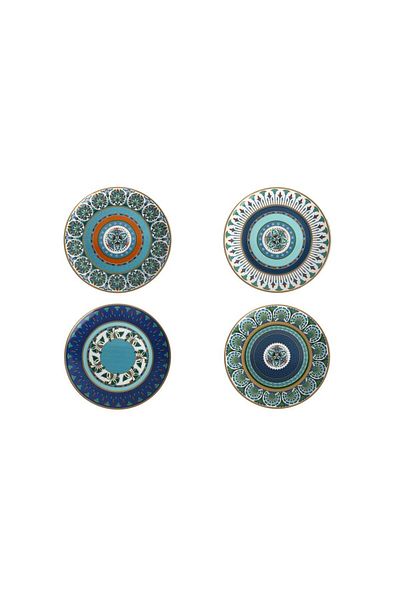 Lucky Art Calista Bone 27cm Set of 4 Plates