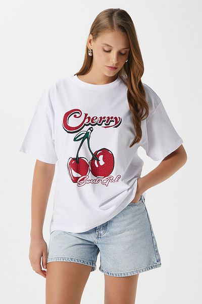 Ritnice Tricou de damă cu model Redcherry Stone Cherry
