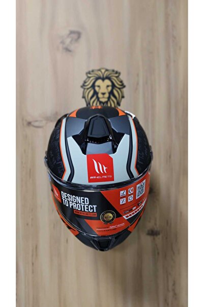 MT -LEOS MOTOR-MT HELMETS IVAN ORTOLA 2024 B4 MATT-FULLFACE MOTOSİKLET KASKI-