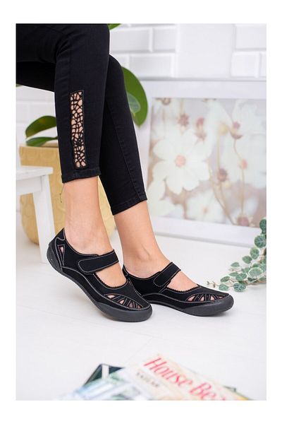 KAFKASLAR AYAKKABI Cirtli Full Orthopedic Soft Daily Sports Model Ballet Shoes