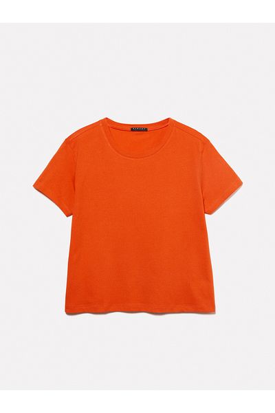 Sisley Women's Pomegranate Flower 100% Cotton Crew Neck T-Shirt