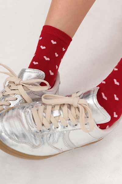 Addax Heart 2-Piece Socket Socks Çrp89