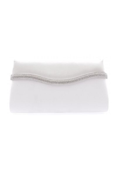DGN 498-22y Stone Detailed Women's Evening Dress Portfolio Bag