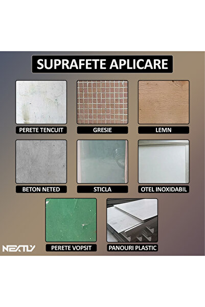 NEXTLY Set of 40 x 3d Self-Adhesive Wallpaper, For Wall Or Ceiling, Waterproof, Adjustable, Surface