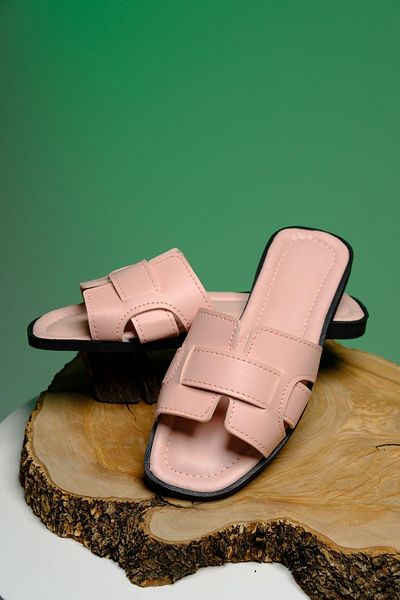 Oksit Mules - Pink - Flat