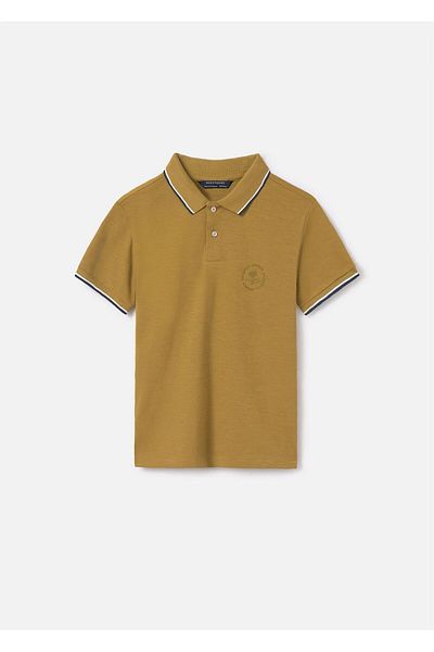 MAYORAL Tricou cu gât polo pentru băiat maro 6133