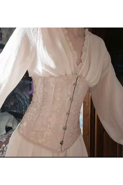 HERA BELLA Gothic Victorian Vintage - Κορσέ μέσης με μπρίτι στην πλάτη