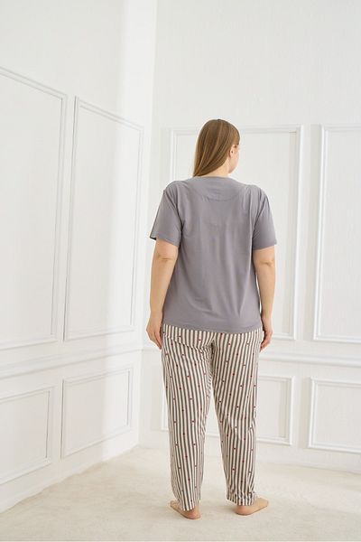 Mihra Stil Mihra 50502-1102 Women's Plus Size Pajamas Set