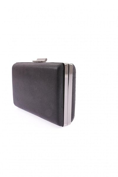 DGN 359-22y Stoned Black Women's Evening Dress Portfolio Bag