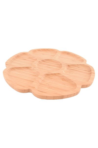 Bambum Pincho Delicado-Rotating Snack Bowl with Compartments