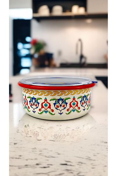 İnci Emaye No. 16 Enamel Storage Container