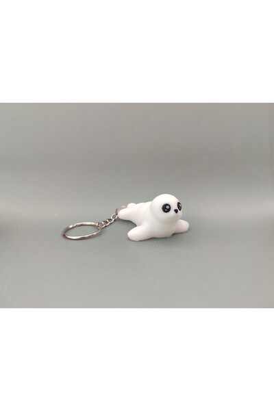 Minikbahcem Cute Seal Keychain – 3D Printing Custom Design