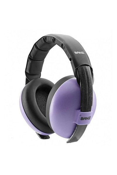 Banz Earmuffs for Babies and Children, Bubzee, 3-36 Months, Light Purple