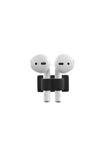 REDz Accessories Suport Airpods pentru curea Apple Watch, Negru