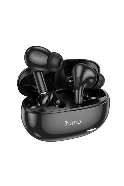 REDz Accessories Căști Bluetooth Hoco, model EW60, reducere a zgomotului, funcție Siri, negru