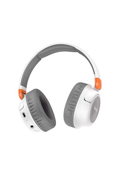 REDz Accessories Căști wireless over-the-ear, Bluetooth, Hoco W43, Bluetooth 5.2, 250 mAh, Căști, Alb
