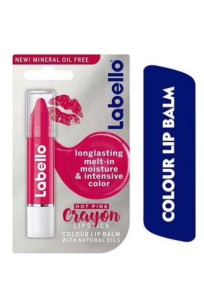 LABELLO LABELLO HOT PINK CRAYON LIPSTCK 3G