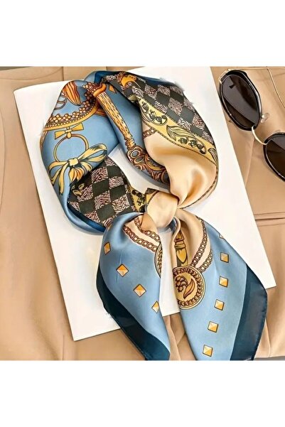 Dgt Luxury Eșarfă Baroc imprimată, respirabilă, 70CMX70CM