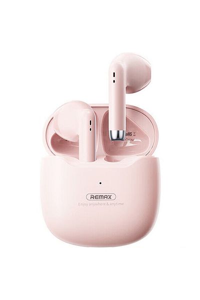 REDz Accessories Căști Bluetooth REMAX TWS-19 Marshmallow, Capacitate 300mAh, Reducere zgomot, Roz