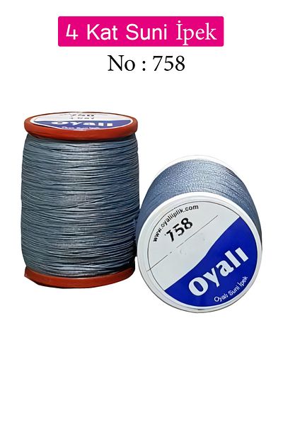 Royaleks Embroidered 4 Layers Rayon Yarn Needlework Needlepoint Beading Floss Crochet No:758