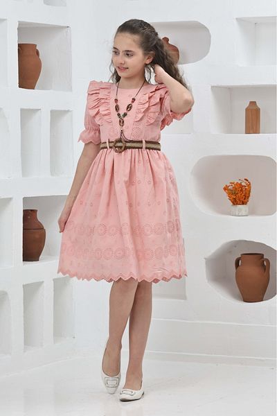 Pasur Bebe Rochie cu mâneci cu mâneci pentru fete