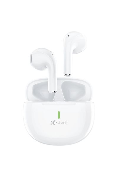 REDz Accessories Căști Bluetooth, X-start Ly108, autonomie baterie 4 ore, baterie 250 mAh, microfon, alb