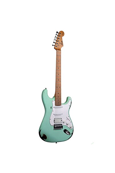LEA RLC-100 SG Limited Edition Heavy Relic Elektro Gitar (Surf Green)