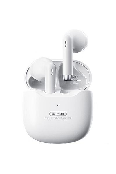 REDz Accessories Căști Bluetooth REMAX TWS-19 Marshmallow, capacitate 300mAh, reducere a zgomotului, alb
