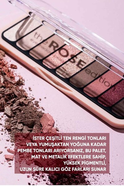 Essence THE ROSE EDITION GÖZ FARI PALETİ &FAR FIRÇASI SETİ