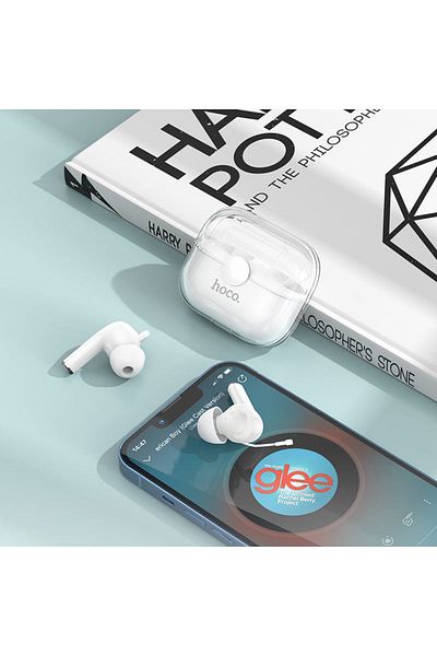REDz Accessories Căști wireless Hoco EW22, capacitate 300mAh, Bluetooth 5.3 TWS, albe
