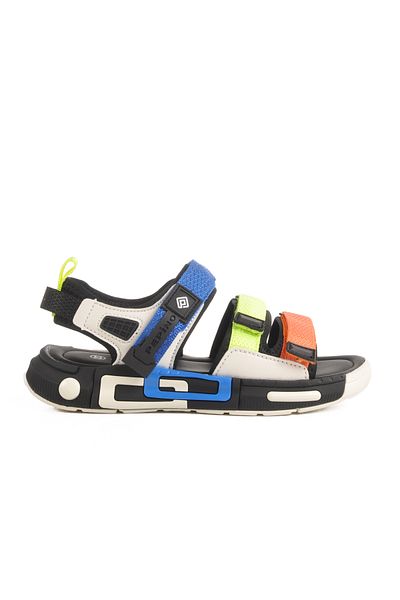 pepino Black Velcro Lightweight Anatomical Boys Sandals 1947 F