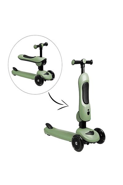 baby toys Funride Seated Scooter with Wheels Light Mint Green