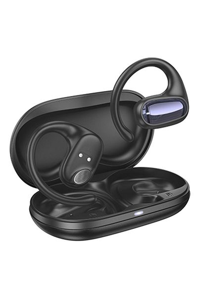 REDz Accessories Căști Bluetooth Hoco Ea4 cu urechi deschise, capacitate 500 mAh, 6 ore de utilizare, design ergonomic, negru