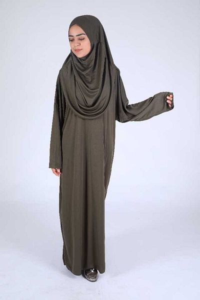 minikiss Πρακτικό φόρεμα προσευχής Hijab με τσάντα σε μέγεθος 36-44