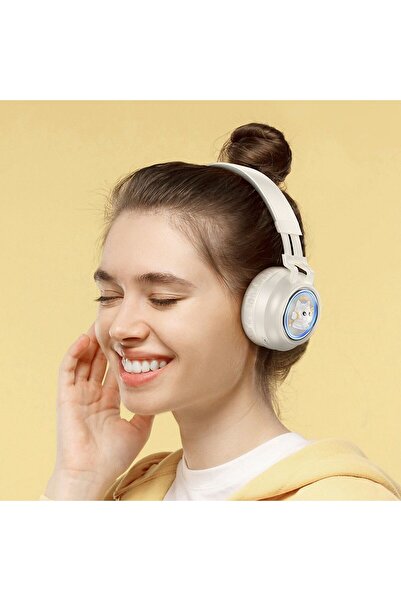 REDz Accessories Wireless Over the Ear Headphones, Bluetooth, Hoco W50, Bluetooth 5.3, 400 mAh, Headphones, White