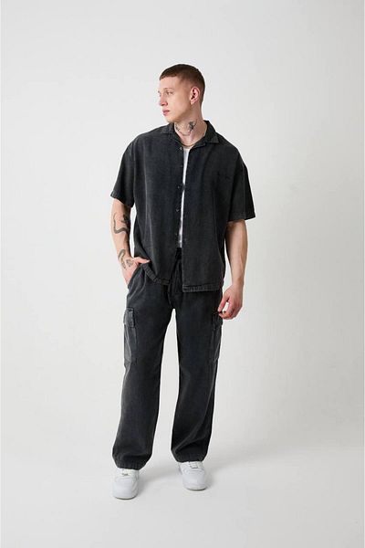 Zen And Men Summer Gabardine Shirt Pants Double Set