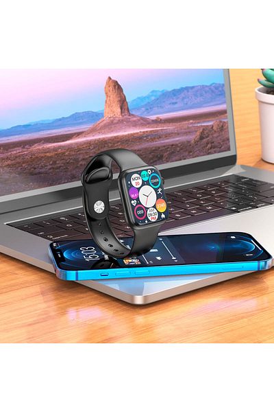 REDz Accessories HOCO Y5 Pro Smart Watch, RAM192KB + ROM128MB Memory, 240mAh, BT 5.0, Black