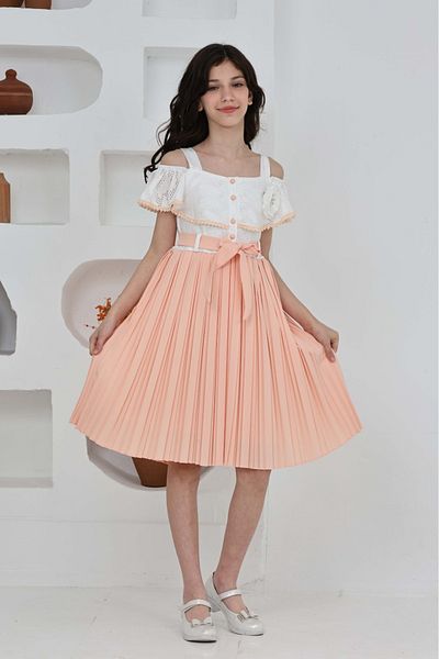 Pasur Bebe ROCHIE PISILLĂ CU BRETEȚE FETE 5 - 12 ANI