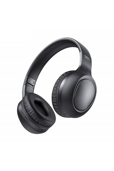 REDz Accessories XO-BE35 Wireless Headphones, 200mAh Capacity, BT 5.2, Over-Ear, 15 Hours, Microphone, Black