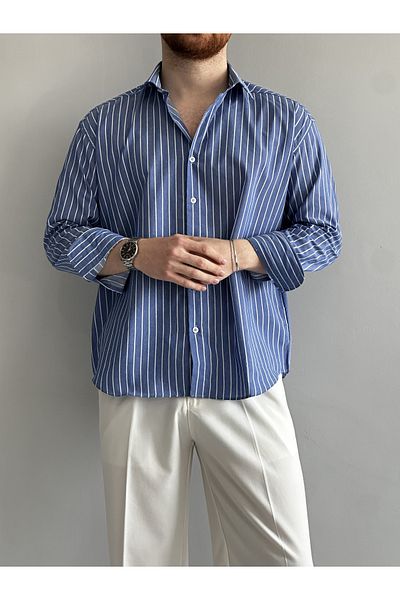 BASEL.CO Раирана риза Old Money Relaxed Fit