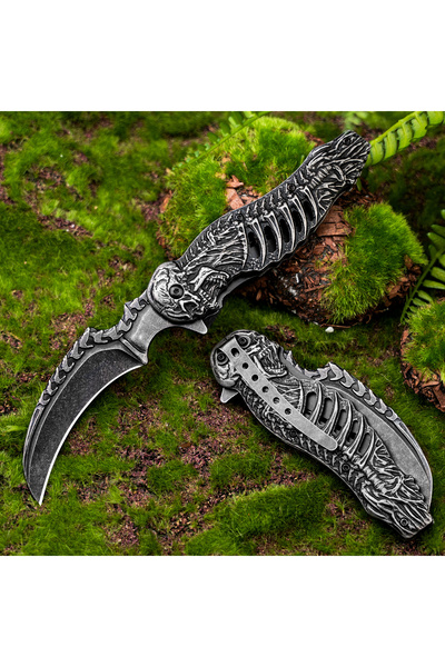 Cakistore İskelet Desenli Kamp Çakısı