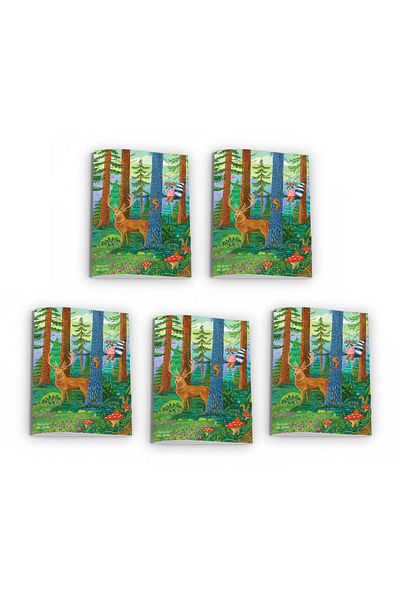 Editura Katartis Pack of 5 dictation notebooks, A5, 48 sheets