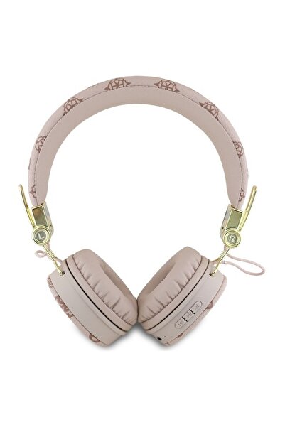 REDz Accessories Guess Wireless Headphones, Bluetooth, PU Peony Script Round, Brown