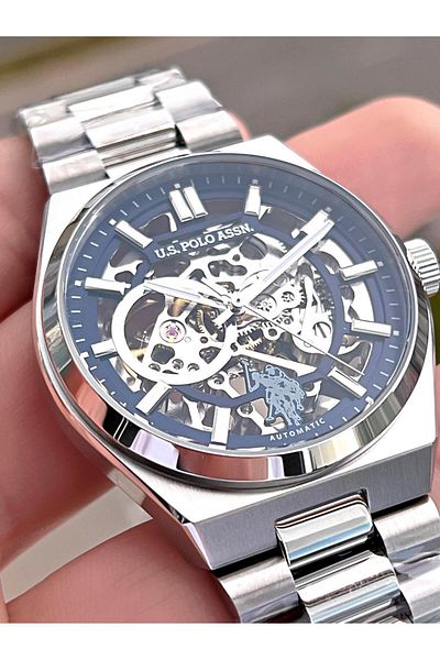 U.S. Polo Assn. U.S.Polo Assn Men's Wristwatch with Automatic Mechanism Steel Case&Band 2 Years Warranty Uspa.Fs1115.5