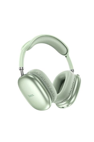 REDz Accessories Over Ear Headphones, Hoco W35 AIR, Ultra Portable Design, Bluetooth, 45h Battery Life, Green